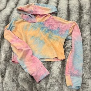 Rainbow Crop Hoodie